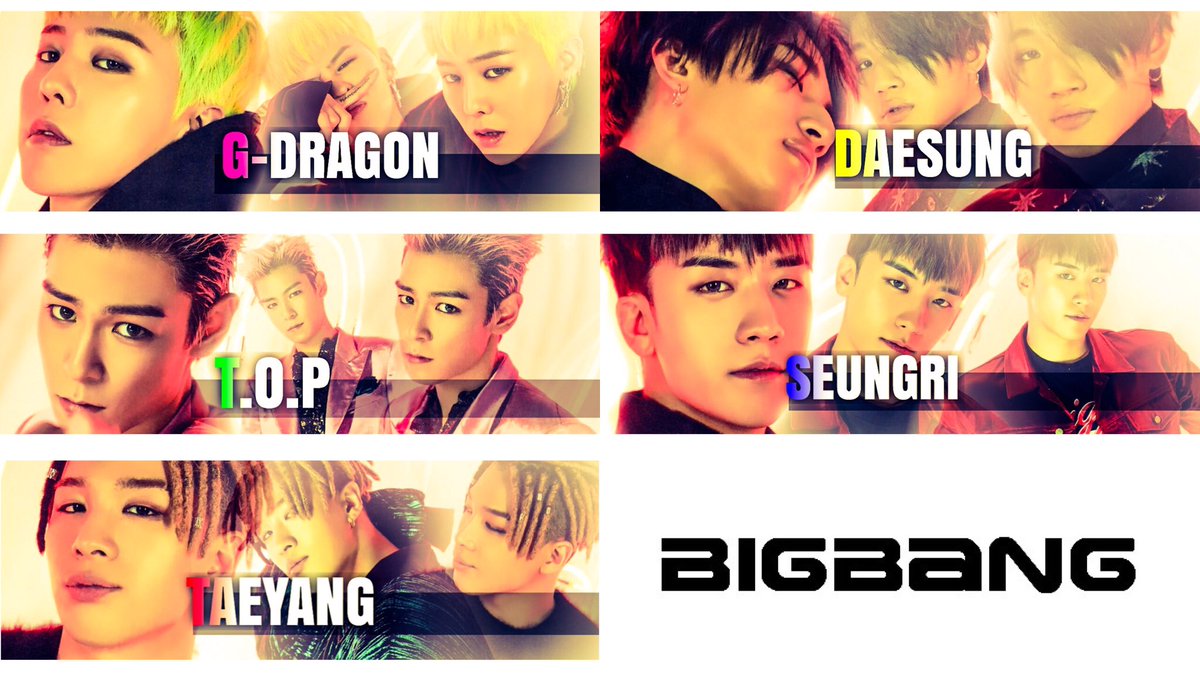 なぁしやんtavip Bigbang ヘッダー画像 カラーもいいけど モノクロもいい 欲しい方rt 少しでもいいなと思ったらrt Rtで好評なら配信します Bigbang ヘッダー 加工