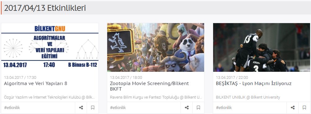 13 Nisan kulüp etkinliklerinin ayrıntıları seruvent.com'da
