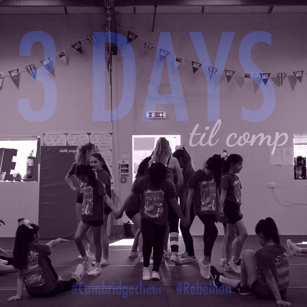 CambridgeCheer's tweet photo. We are so excited for comp this weekend! See you all in Coventry 🎀👟🎀 #cheer #cheercomp #cheerleading https://t.co/AQCJuBJGlI