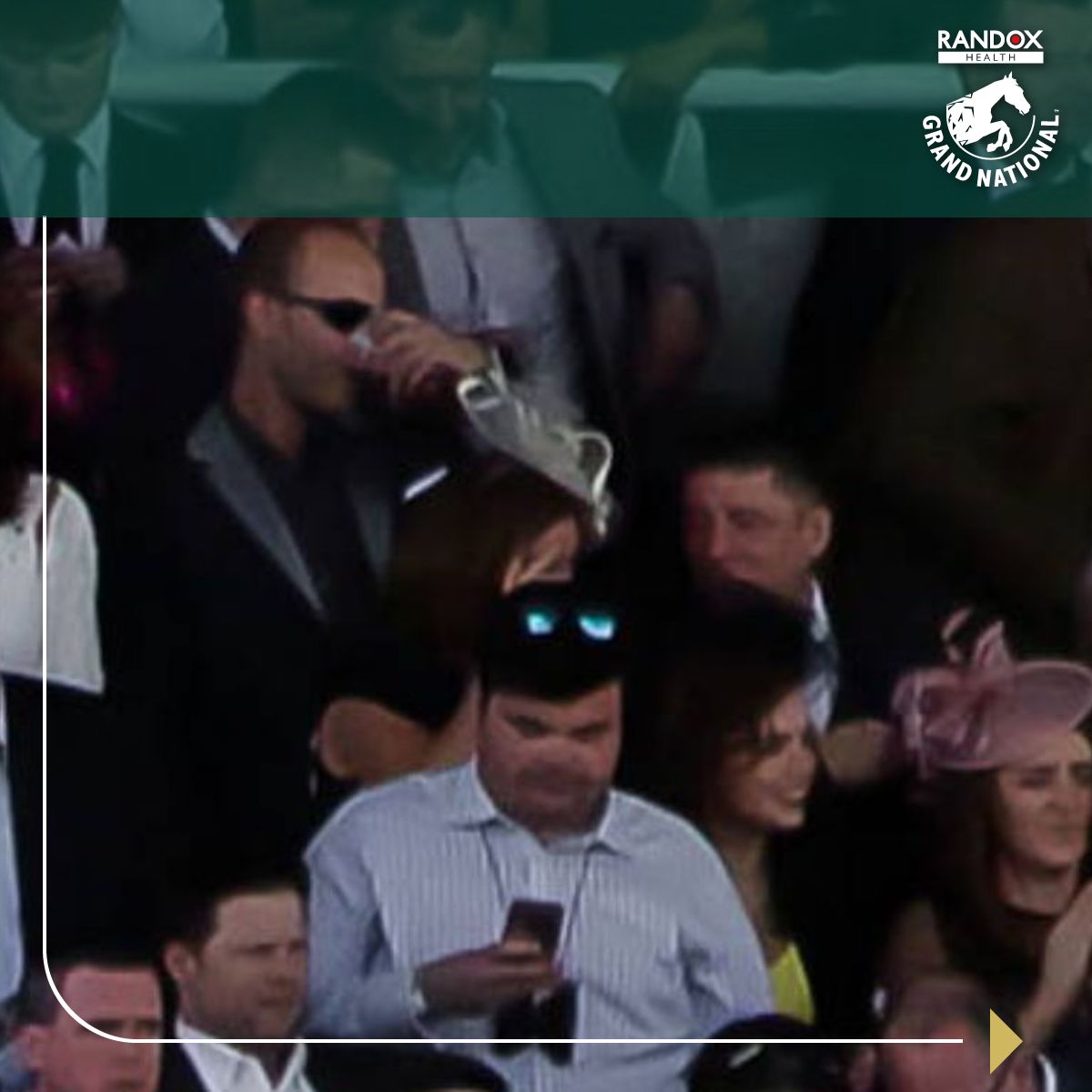 Having a great time at the Randox Health Grand National