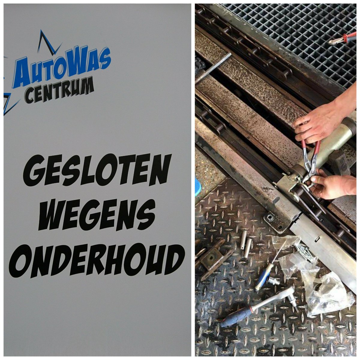 Vandaag zijn wij om 16:00 uur gesloten wegens onderhoud aan onze kettingbaan.Morgen om 8 uur zijn we gewoon weer geopend!