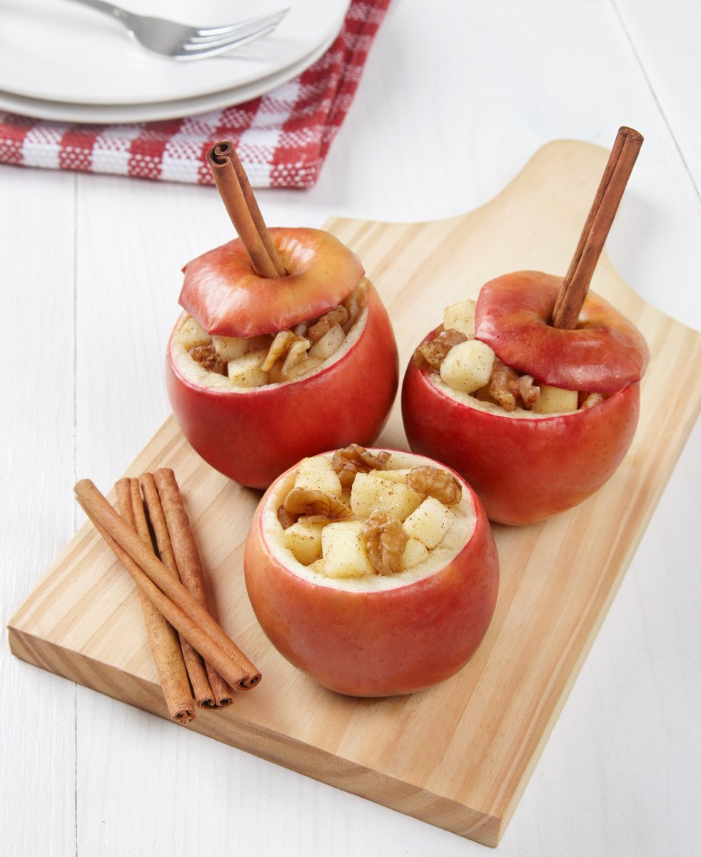 Slimmables's tweet image. Baked Apple and Cinnamon