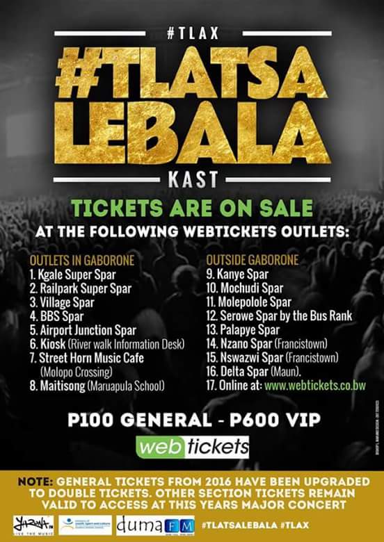 kastalion1's tweet photo. TlatsaLeba tickets available in Spar supermarkets country wide. PLEDGE YOU SUPPORT TODAY and buy a ticket #1K4BDub #Tlax #06May2017 https://t.co/fwjDBcjzkq
