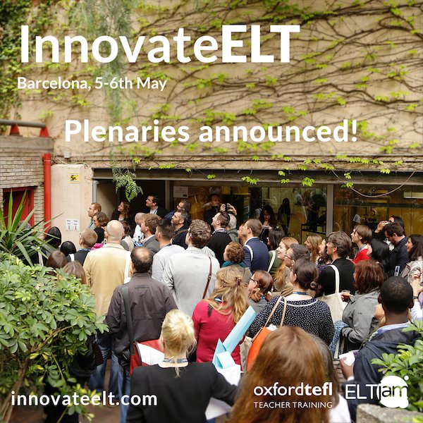 📢  Just announced 📢  Who are the plenary speakers at #iELT17? Click to find out! ow.ly/6nqe30aNFEc  #ELT #ELTevent #ELTconference #ESL