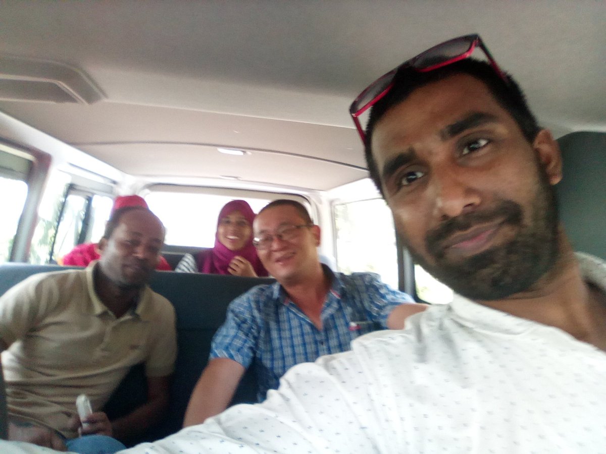 FND_eiffendi's tweet photo. #Hatashe and Mr. #JoyChung the Resident Health and Safety Expert of @BalajiRail the Consultant to Akhaura-Laksam Railways Project of GoB https://t.co/l8PTwifH0D