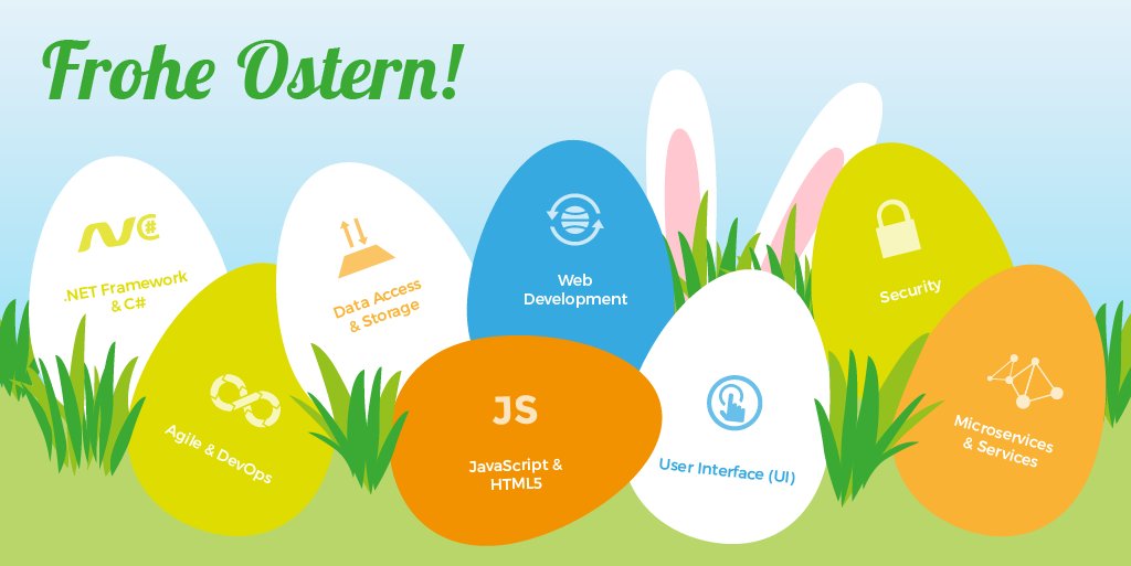 BASTAcon's tweet photo. Wir wünschen allen #Entwicklern, #Softwarearchitekten, #Besuchern und #Speakern ein geruhsames #Osterfest &amp; ein schönes Frühlingswochenende🔆 https://t.co/rGjIL4LKn8