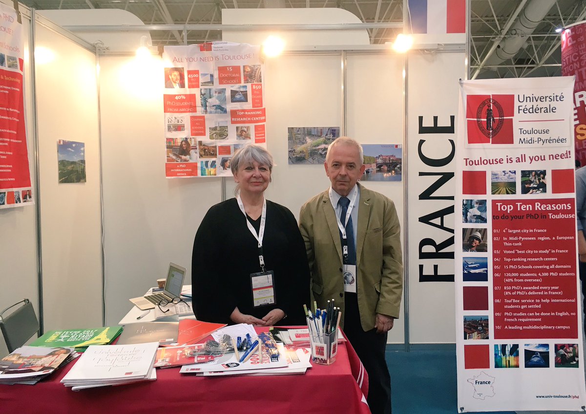 #ToulouseTech représenté par @INP_Toulouse et @minesalbi sur le stand <a href="/Univ_Toulouse/">Université de Toulouse</a> #IECHE2017 #StudyInFrance