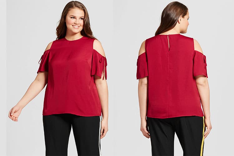 Plusmodelmag's tweet photo. #PlusModelMag Plus Fashion Find: Who What Wear™… https://t.co/5blj7eQ9BR #Shop #clothingforplussizewomen #coldshouldertops @PLUSmodelmag https://t.co/AmFrFLs6aw