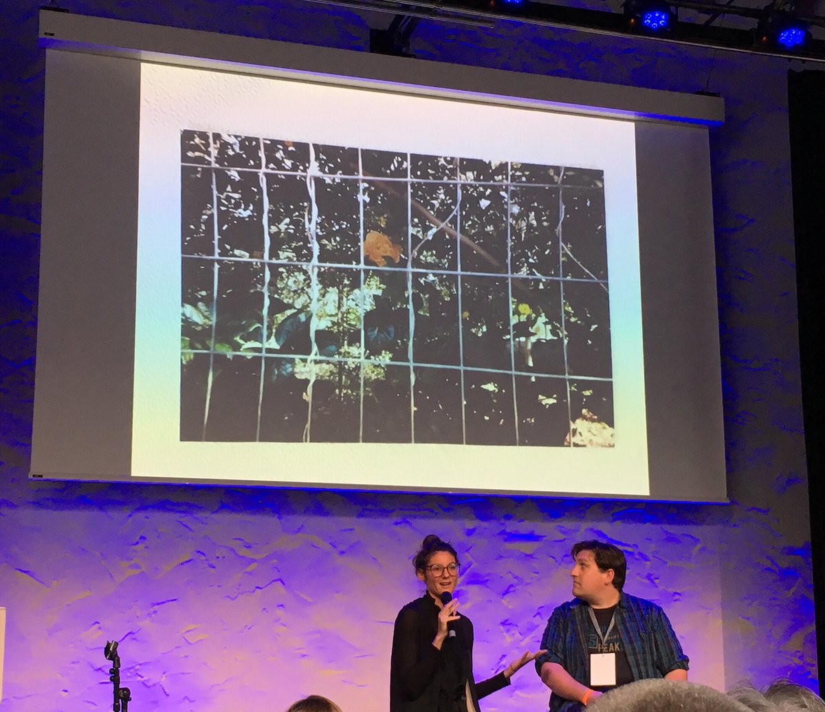Tina_Neuhoff's tweet photo. "I want to blossom in my life, I cannot behind this fence as much, but still I blossom, see!" Sevilay cites from #InsideLight #GCPC2017 https://t.co/t2ZsV5uzEf