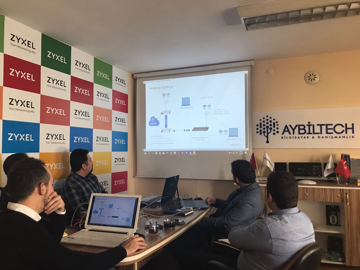 aybiltechcom's tweet photo. @ZyXEL_TR teknik eğitimi 6 Nisan 2017 Perşembe günü şirketimizde gerçekleştirildi. #zyxel #zyxelmarket #aybiltech #network #networking https://t.co/Fc7GOQrmu3