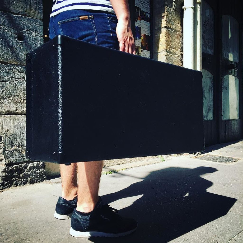layvent's tweet image. Flight case en finition black Marshall tolex ! 
#pedalboard #lyon #madeinfrance ift.tt/2oCz6lV