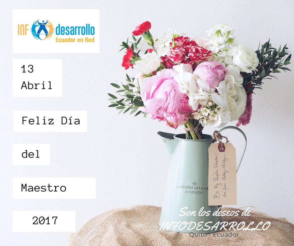 infodesarrollo's tweet photo. #FelizDíadelMaestro2017 https://t.co/cYpyK3topY