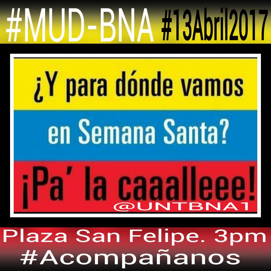 tirsojgonzalez's tweet photo. #13abril #LaUnidadSigueEnLaCalle #Anz #Bna Plaza San Felipe. 3 pm. #SemanaSantaEnResistencia @partidoUNT @manuelrosalesg @chaimbucaran https://t.co/yHRS8VqRuo