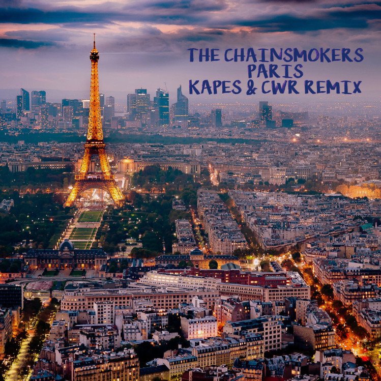 My remix of "Paris" w/ <a href="/CWRofficial/">CWR official</a> by <a href="/TheChainsmokers/">THE CHAINSMOKERS</a> is here!
Listen: youtu.be/e9unpb9B7hQ
Download for free: bit.ly/2nU6114