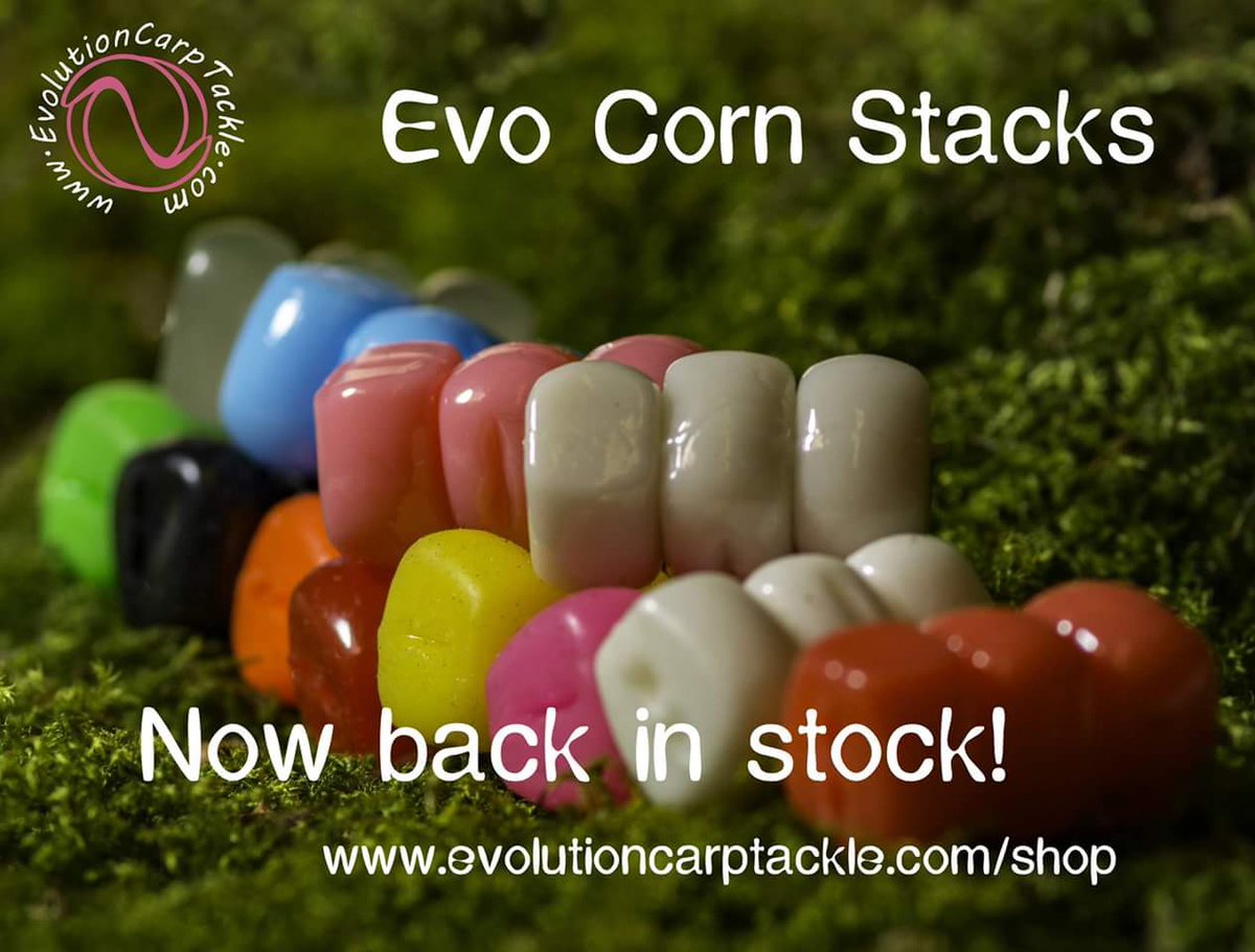 EvoCarpTackle's tweet photo. Evo Yellow Corn Stacks are now back in stock! #Evolve #CornStacks 
https://t.co/CzeWyHeH72 https://t.co/sOWfzG8vzV