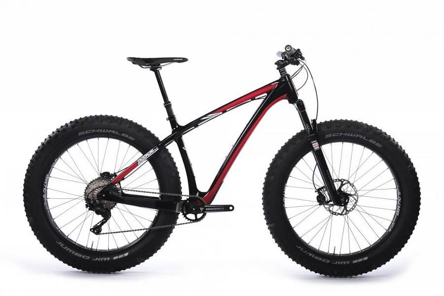 SpinfulBike's tweet photo. We've got a few bouncing around, what do you think of the #fatbackbikes #skookum with suspension and a dropper? #fatbikes https://t.co/OU88D5s8CS