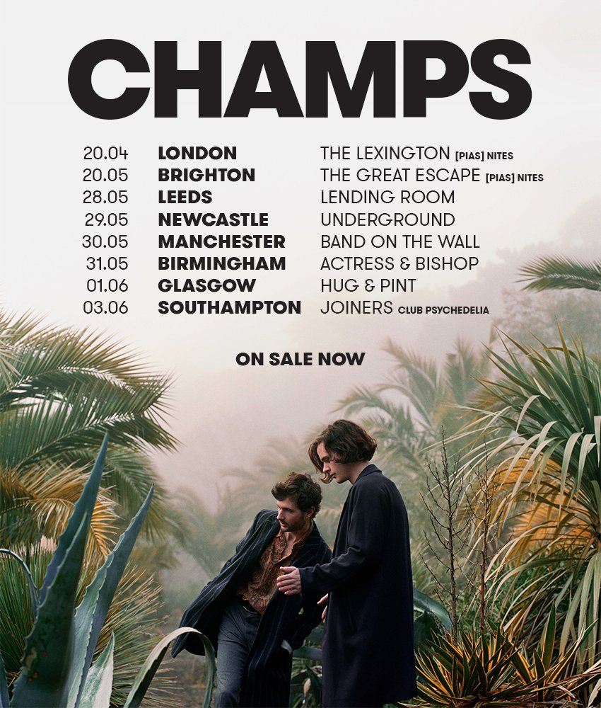 CHAMPSOFFICIAL's tweet photo. Hey UK, we're coming for you.
https://t.co/1riRf8mwzg https://t.co/WQxnVle3rx