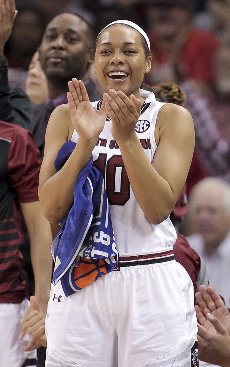 GamecockWBB's tweet photo. Happy DRAFT DAY to these amazing #Gamecocks about to be @WNBA stars! Live your dream @Aye_itslaylay @KaelaD3 @Graytness_10! https://t.co/ZzGexOGoZu