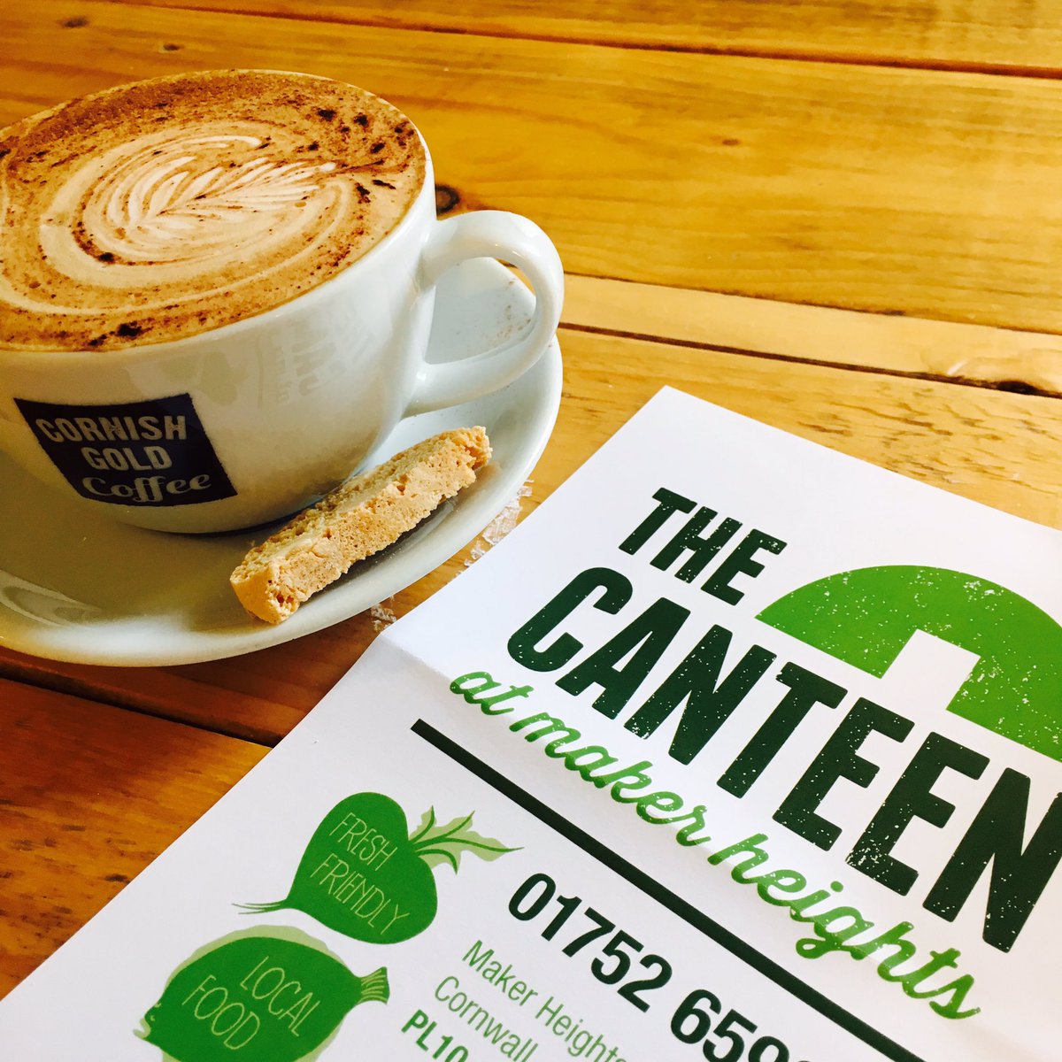 warrend40's tweet photo. The perfect lunch at the canteen. #Superbfood #greatviews @ILoveCornwallUK @VisitCornwall https://t.co/XXNHoi7jX1 https://t.co/ovwruu6qHM