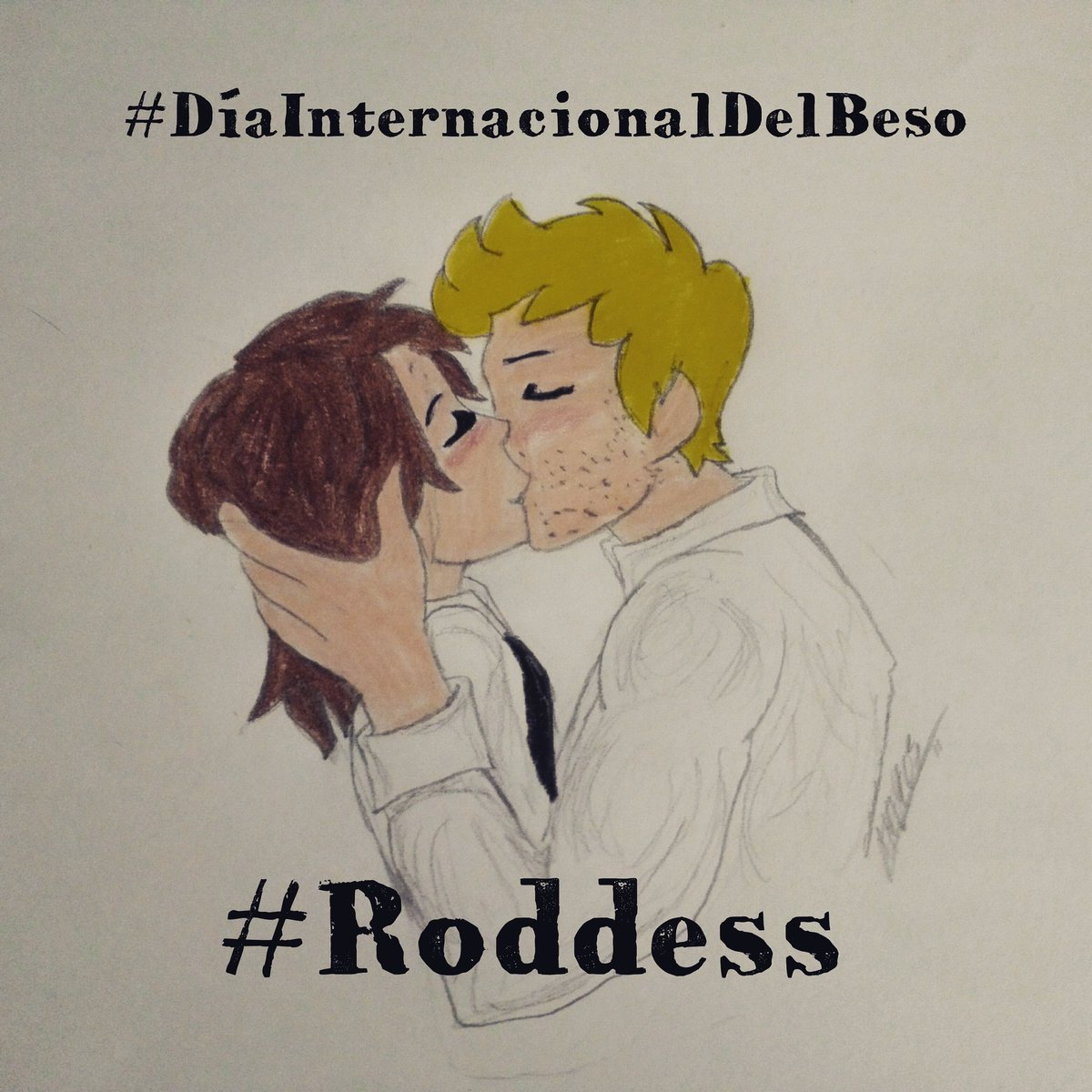 NDMarts_'s tweet photo. También vemos #Roddess en el #DiaInternacionalDelBeso https://t.co/5THD1vZJWF