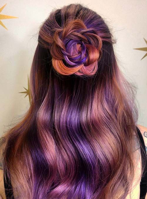 How about this fantastic hair stylist for Easter? Let us know your thoughts in the comments below! #Easter #hairstyle #lilac #haircare