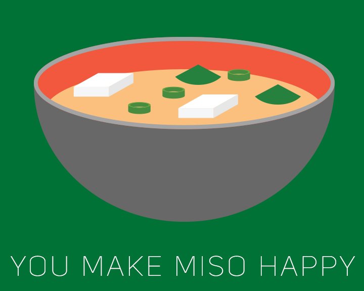 Customers make #miso happy!