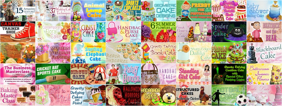 WOW..... @PrettyWittyCake has 50% off membership? 1 year access for only £44.50 use the code "APRIL" at checkout prettywittycakes.co.uk/costs