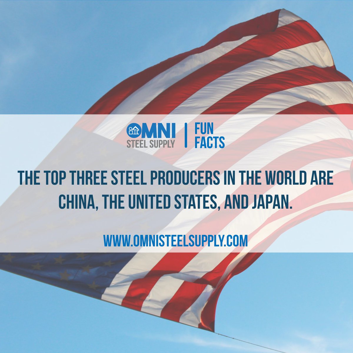 #Friday #Facts
Did you know which  the biggest steel producers in the world?
Need Steel? Visit us : omnisteelsupply.com

#USA #usaFact