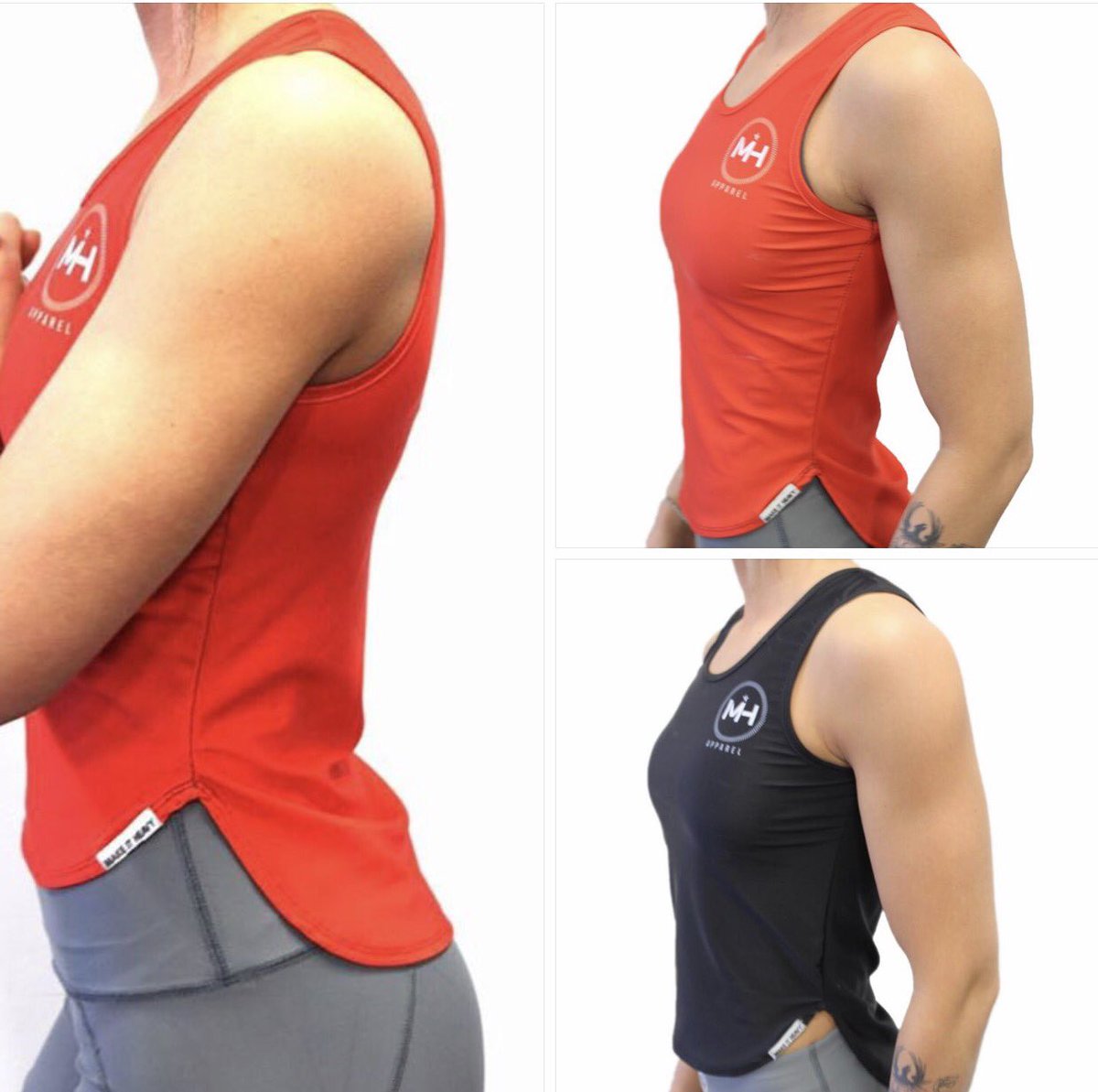 makeitheavy_a's tweet photo. Performance scoop Bottom tank tops are now available online. https://t.co/Lyvm3vcjSe https://t.co/l2svJBp0AO