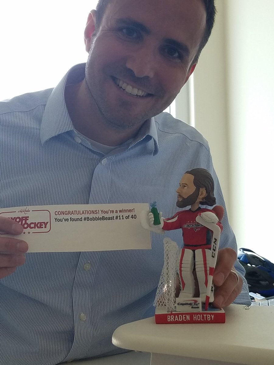 briankirrane's tweet photo. #11 #redhuntwinner made its way from CapSouth @bikeshare to SW @Capitals #BobbleBeast https://t.co/YKVukMLrJg