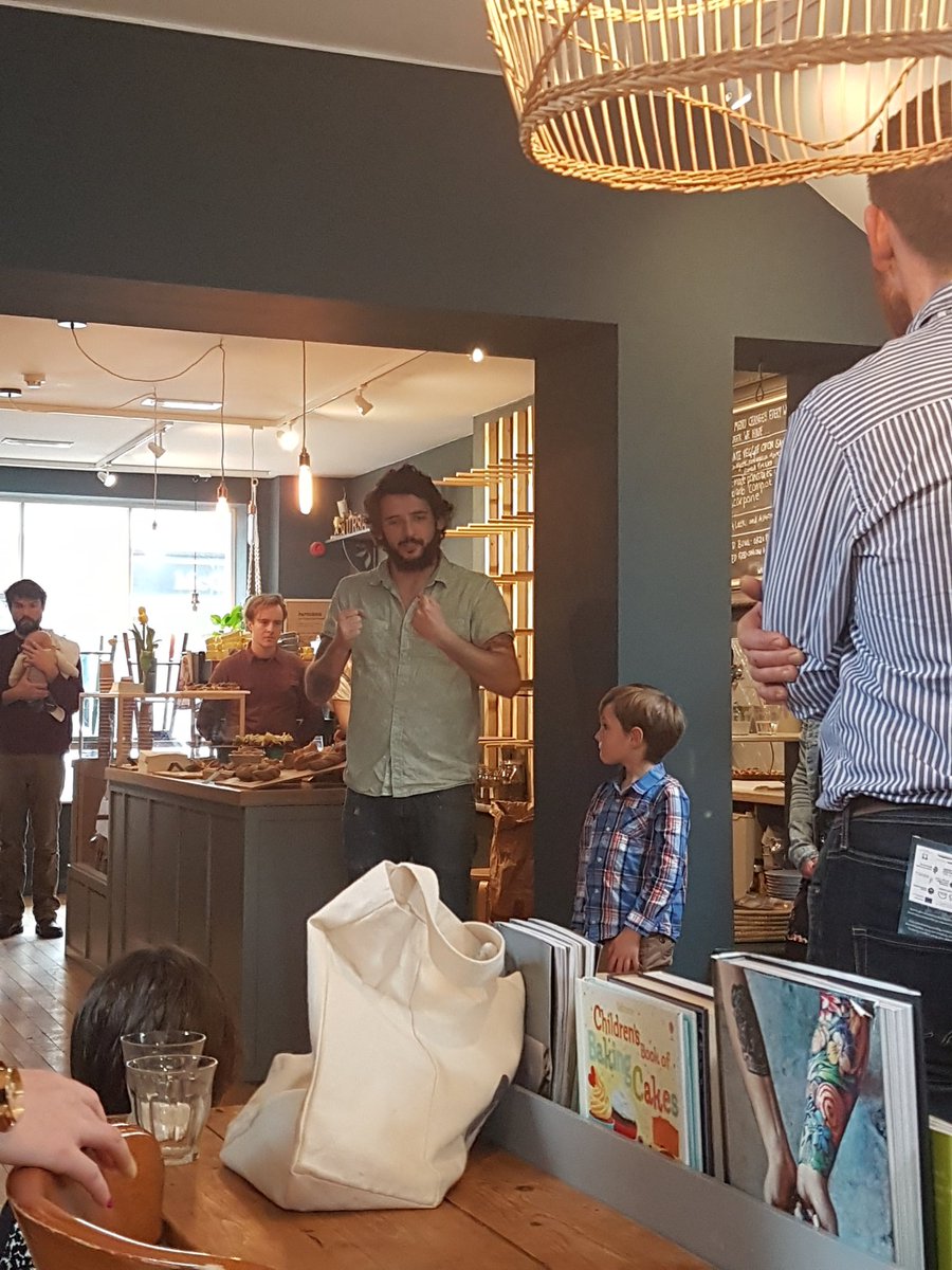 broightergold's tweet photo. Best wishes to @Ursaminorbakes on the launch of your bakery &amp; @ArtisansNI 

You all have made a beautiful little place both upstairs &amp; down🍞 https://t.co/9ndLiEk5eZ