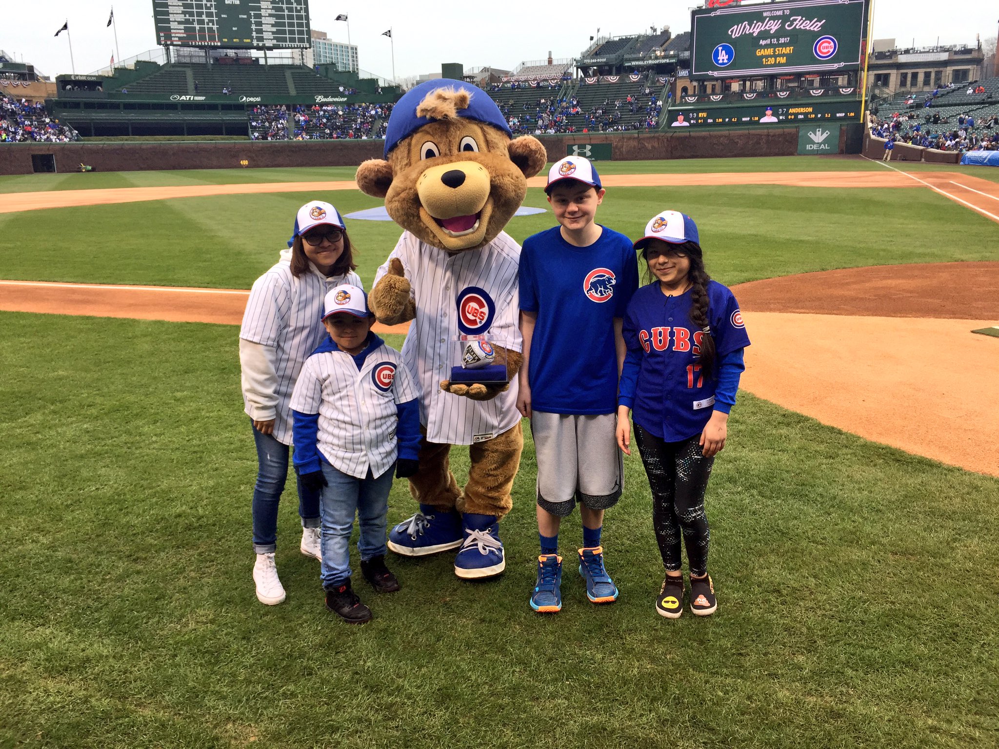 Clark the Cub on X: Thank you @cubs fans for your support this year! In  honor of our last #KidsSundays and home game at Wrigley Field, let's give  away some mystery bags…