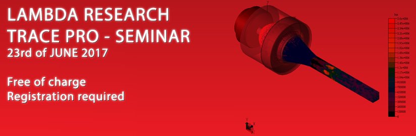 LaboratorioLUCE's tweet photo. @LambdaResearch Discover TracePro at the seminar on the 23/06/2017 @LaboratorioLUCE Free. Registration needed: https://t.co/m5m32s43fU https://t.co/gxVQH4Gi3l