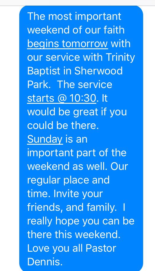 aboutcommunity's tweet image. Easter worship details