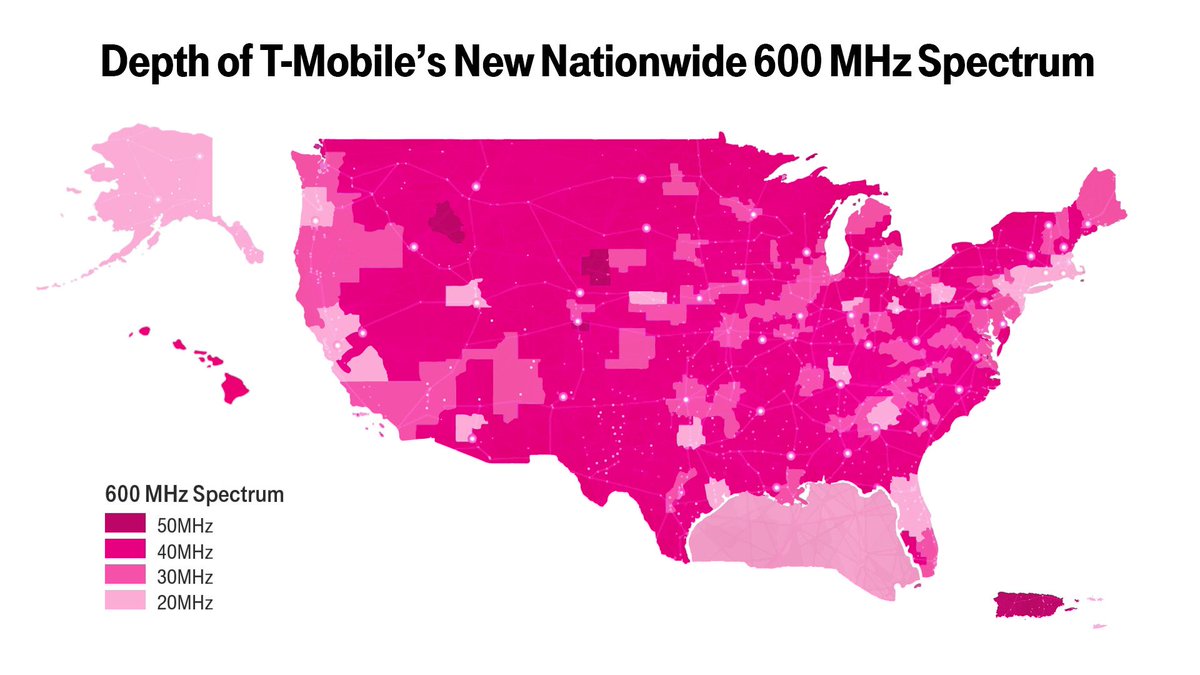 .<a href="/TMobile/">T-Mobile</a> 🏆 <a href="/TMobile/">T-Mobile</a> new spectrum will cover every single corner of the country. Literally 100%. t-mo.co/2o909RQ