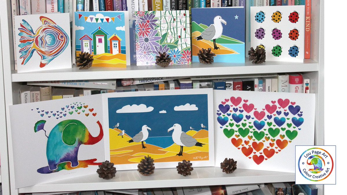 Valetherapist's tweet image. #loupageart - a wide selection of colourful fun art