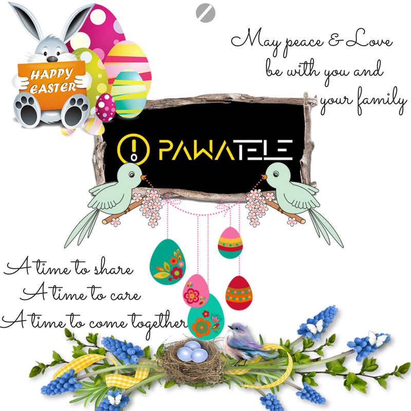 PawaTele's tweet photo. @PawaTele wishes you a happy Easter! The new design which can be controlled remotely is out. Manage your energy as you go green stepwise. https://t.co/mwC5K5y5J6