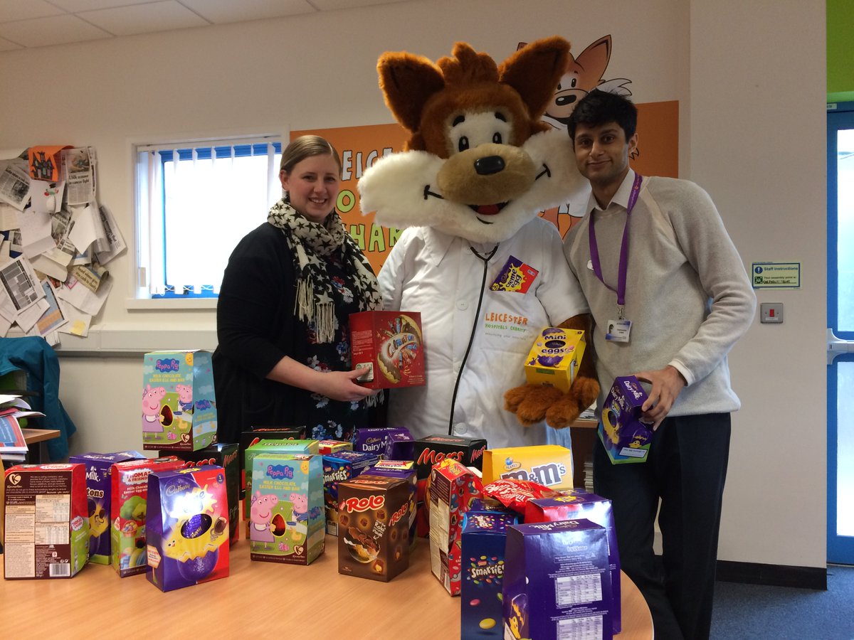 DrFoxLHC's tweet photo. Thank you @beckydisney for bringing in lots of #Easter eggs on behalf of a local company https://t.co/i0J6F9TCFs