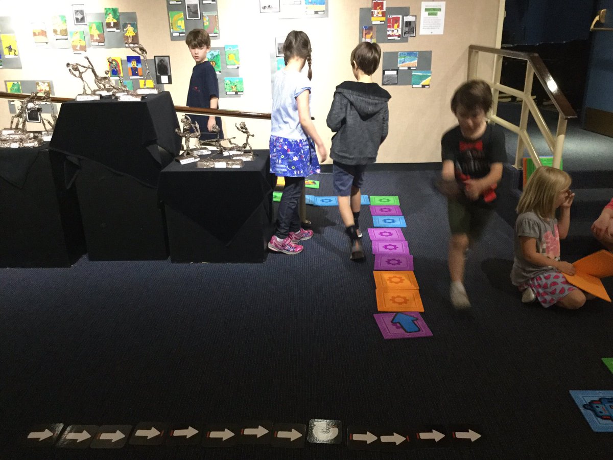 PHSLSiLab's tweet photo. 2nd grade Ss have some incredible hands on experiences with #coding this morning. Check it out! #unplugged @PemHillSchool @codeorg https://t.co/rMVGaKiMk3