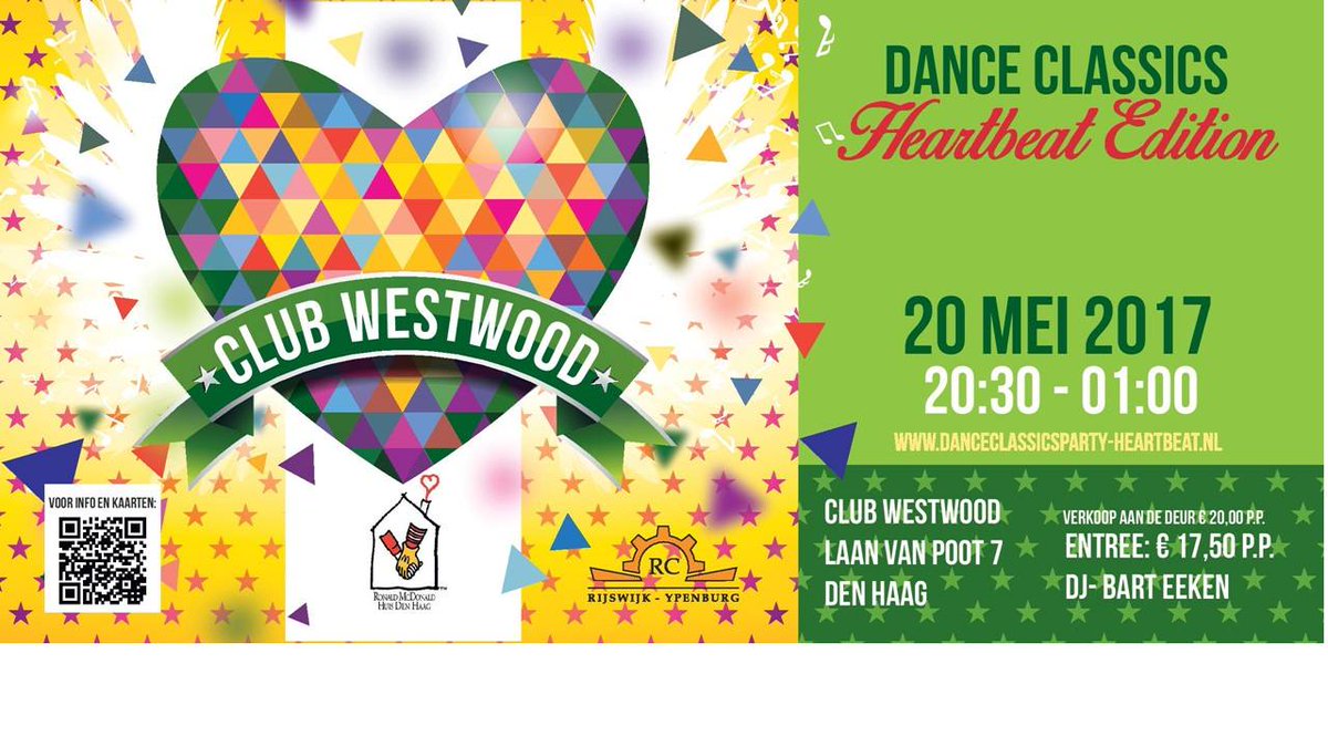 De #RotaryBikers​ organiseren weer een Dance Classics Party met DJ Bart Eeken! Bestel snel je kaarten! 🕺💃 #homeride