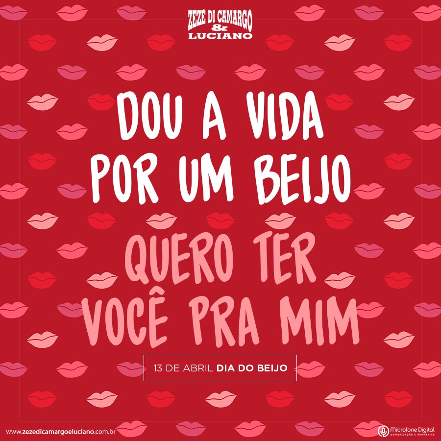 Zezedicamargoluciano V Twitter Hoje E Dia Do Beijo Em Quem Voce Vai Dar Aquele Beijo Zcl2017 Zcl26anos Diadobeijo em quem voce vai dar aquele beijo