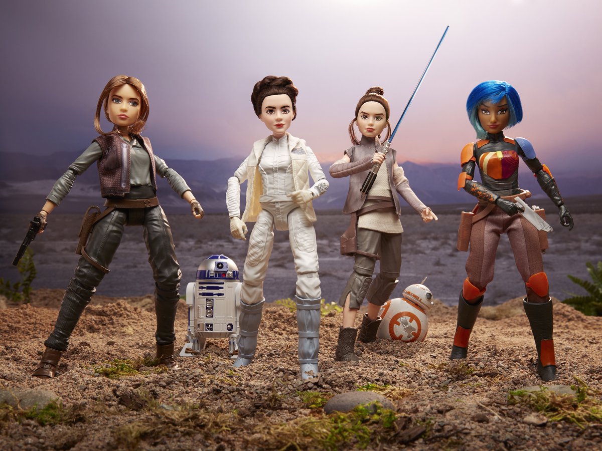 Hasbro's tweet photo. Hasbro is bringing Star Wars #ForcesofDestiny to you with Adventure Figures – a new way to play #StarWars. https://t.co/GRbwxAfm4w