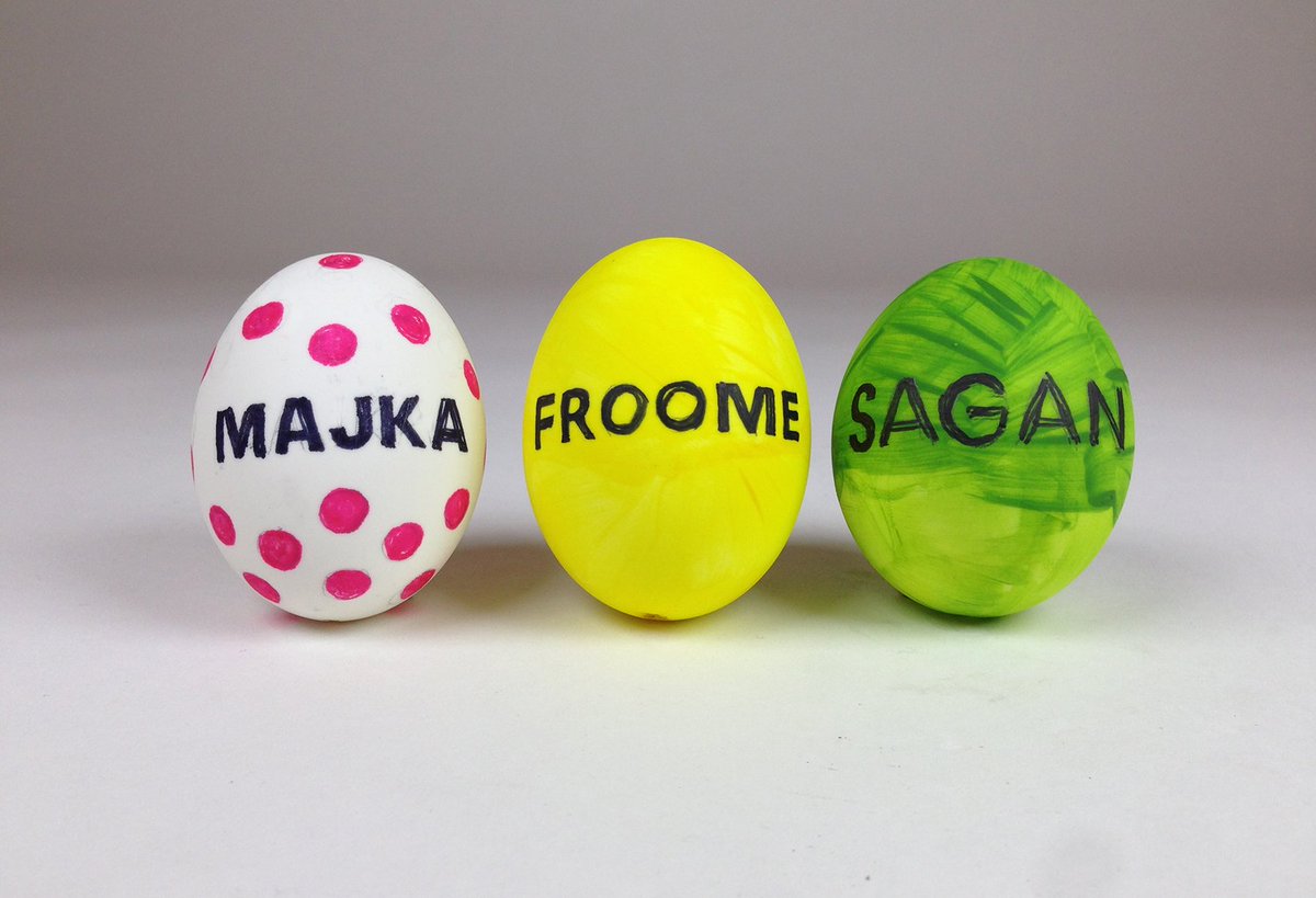 Getting EGGcited about the Tour De France #eggpainting #eggdecorating #easter  #tourdefrance