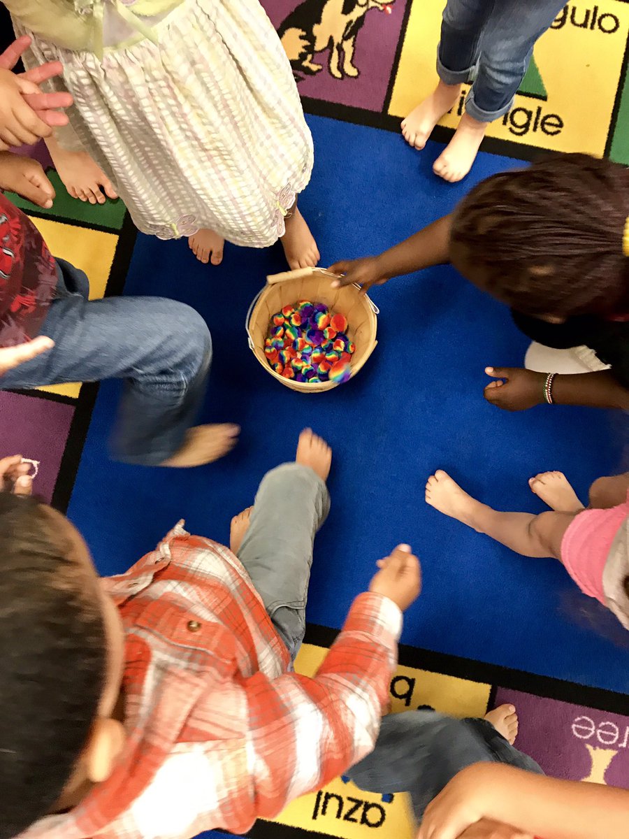 Toe-ga!  Toe yoga with Mrs. Chrobak. ❤️