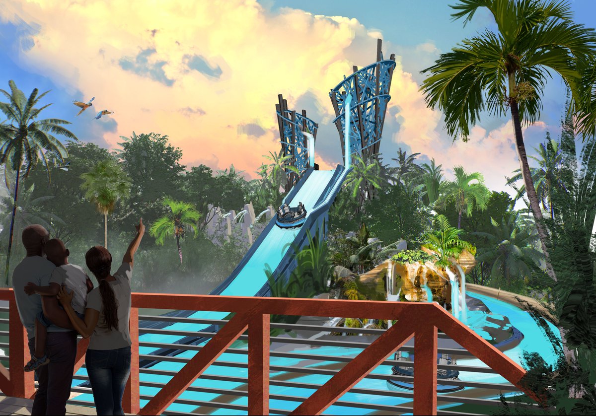 OrlandoInformer's tweet photo. LIVE: #SeaWorldOrlando Infinity Falls announcement https://t.co/vQ3XxPTbA7 https://t.co/3SjCBsz6bG