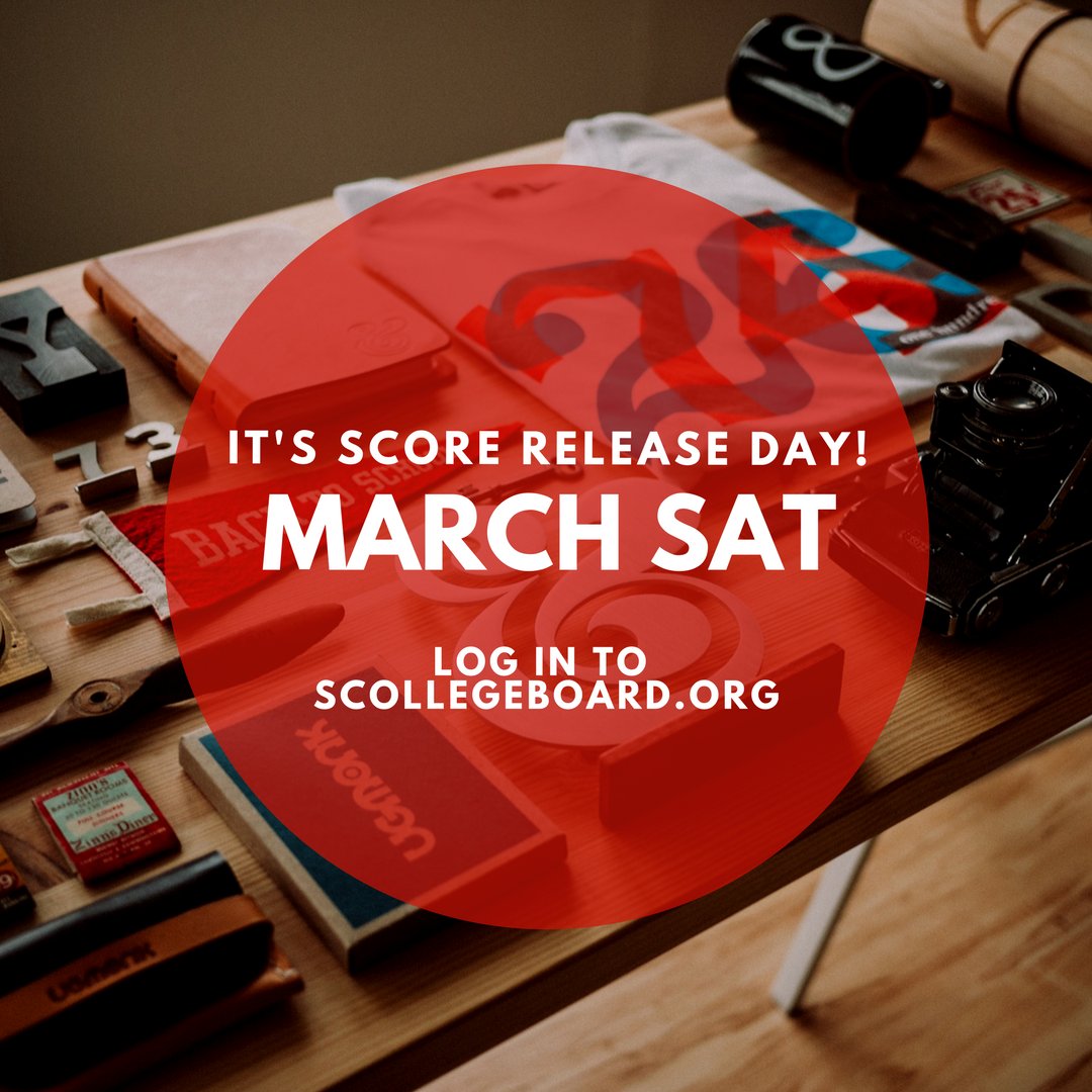 ScoreBeyond's tweet image. The day has arrived, March SAT students! Your scores are ready for you! Best of luck! #scorebeyond