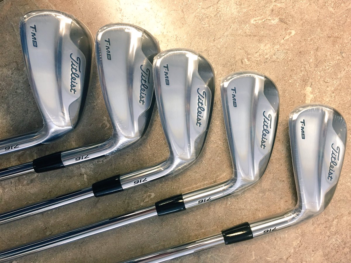 SOLD our first set of @Titleist #TMB irons! Wow, what a great looking set of grass hooks! #TeamTitleist #TMB #golf #peanutbutterandjealous