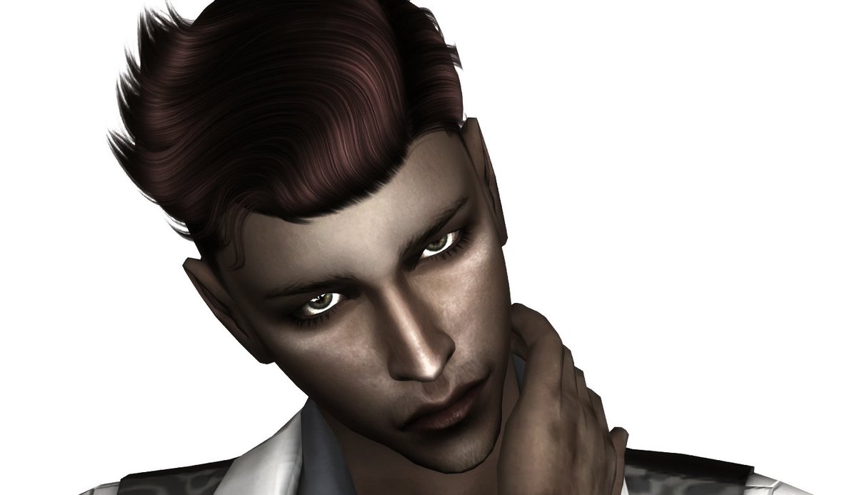 BlueCatSims3's tweet photo. 直接抓了NPC來練手捏男人。
於是大叔登場。(*´艸`*)

#Sims4 https://t.co/cdqYwj9Vlq