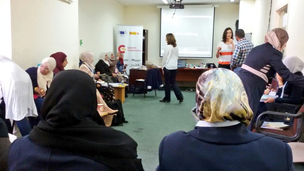 VOrtCam's tweet photo. Derechos de las Mujeres para la construcción de la #Paz en #Siria #Tahdir #SyriaCrisis @EmbEspJordania @AECID_es @CooperacionESP #JNFW #ICEI https://t.co/ogwEab9a9C