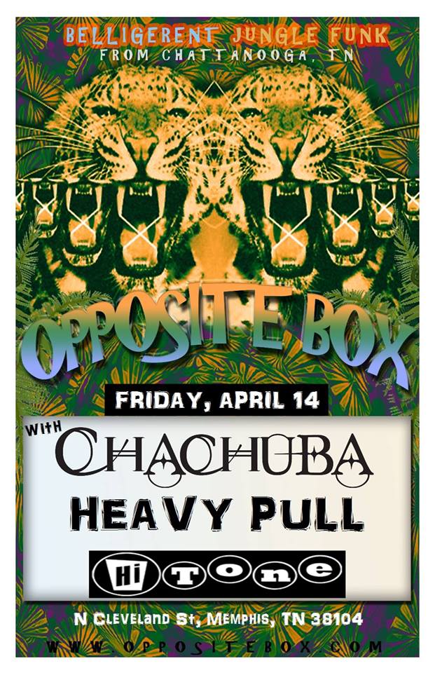 RaginRandyEnt's tweet photo. TOMORROW: @OppositeBox w/@_Chachuba_ & #HeavyPull at @hitonecafe #livemusic #concert #rock #rockandroll #rage @HangarTN #junglefunk https://t.co/zLMKgn5tqy